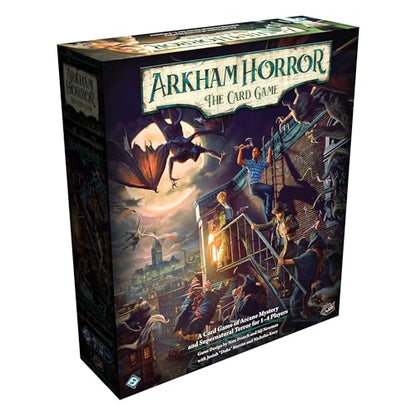Fantasy Flight Games Arkham Horror: The Card Game Chapter Two CORE Set | Cooperative LCG of Mystery & Madness with New Investigators & 3-Scenario Campaign, Ages 14+, 1-4 Players, Ages 14+, 90 Mins