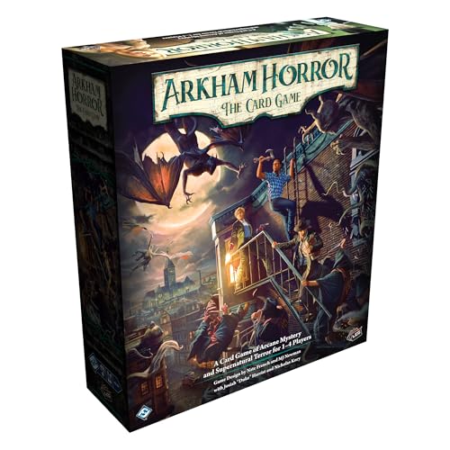 Fantasy Flight Games Arkham Horror: The Card Game Chapter Two CORE Set | Cooperative LCG of Mystery & Madness with New Investigators & 3-Scenario Campaign, Ages 14+, 1-4 Players, Ages 14+, 90 Mins
