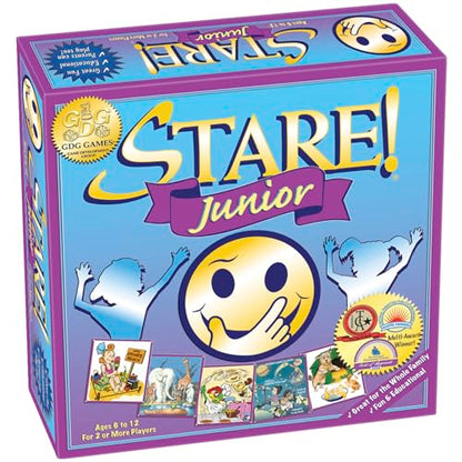 Stare Junior — The Award-Winning Game of Visual Recall, Where Fun Image Cards Challenge Kids’ Minds — Great for The Whole Family, Ages 6 & Up