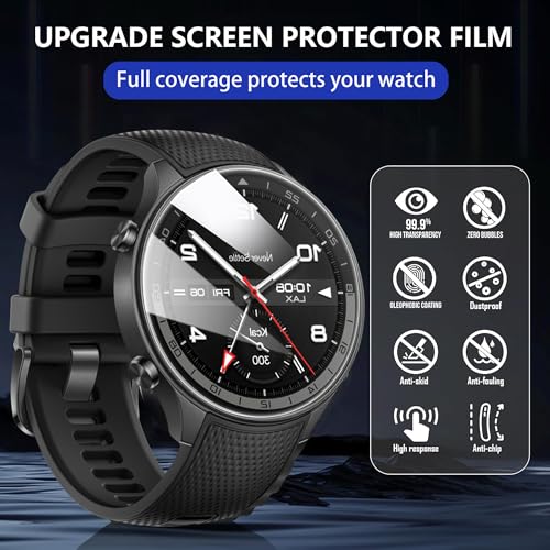 Lamshaw Compatible with V40 Max Screen Protector, [3 Pack] 9H Tempered Glass Screen Protector Film Compatible for V40 Max 4 Inch Retro Handheld Game Console (3 Pack)