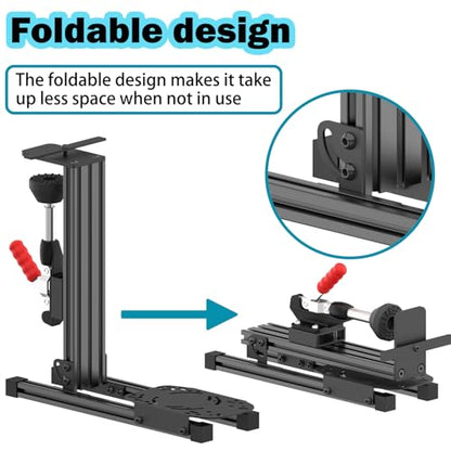 wuutyty 2-Pack Universal Flight Simulator Desk Mount, Adjustable Stand for HOTAS Joystick and Throttle, Compatible with Logitech X52/X56, Thrustmaster T.16000M/T.Flight, WINWING ORION