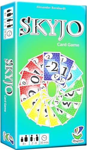 magilano SKYJO, Fun Card Game for Young and Least Young, Fun Game Parties in The Circle of Friends and Family.