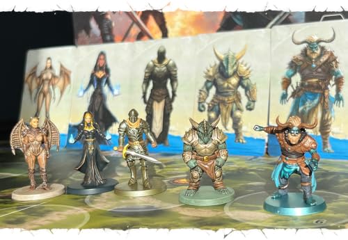 Lord of Loot Deluxe Cooperative Fantasy Board Game | Includes 5 hand-painted miniatures, dice tower, 2 extra bosses and frosted dice; 60-90 minute play, ages 14+.