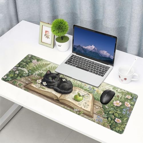 Extended Gaming Mouse Pad, Large Mouse Mat, XL Desk Pad for Keyboard and Mouse, Non-Slip Rubber Base & Stitched Edges for Gamer Office 31.5x11.8 in - color: 18