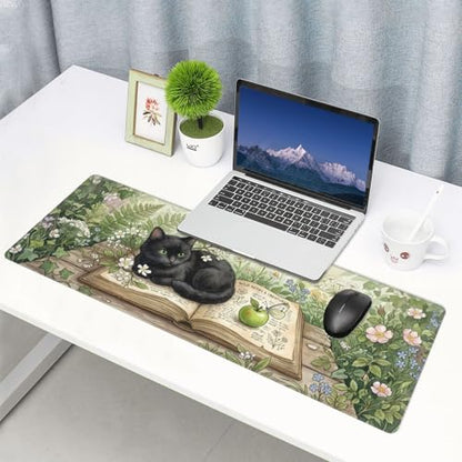 Extended Gaming Mouse Pad, Large Mouse Mat, XL Desk Pad for Keyboard and Mouse, Non-Slip Rubber Base & Stitched Edges for Gamer Office 31.5x11.8 in - color: 18