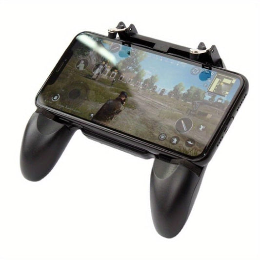 W10 New Mobile Phone Gaming Accessories Game Controller for PUBG Aim Shooting Gamepad Joystick Trigger Button for iPhone Android