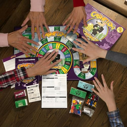 Rich Dad CASHFLOW Board Game, Educational Business & Finance Literacy Game, Ages 14 & Up - Financial Learning Games for Kids, Teens, Adults and Family - style: Adult Version