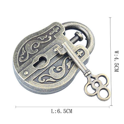 Brain Teaser Puzzle for Adults Puzzles Metal Hole Lock Adult Educational Toy Jigsaw IQ Puzzle (Blue) - color: Blue