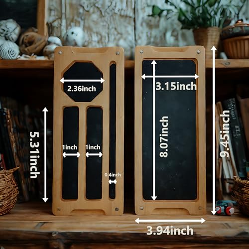 Wooden Dice Box, DND Dice Holder, Dice Storage Case 9.5 x 4 Inch | RPG Dice Rolling Tray Travel Dice Organizer with Felt Lined Magnetic Lid D&D Accessories - style: White