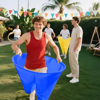 Granny Pants Yard Game Outdoor Party with Colorful Bouncy Balls & Air Pump Outdoor Group Games for Family & Friends