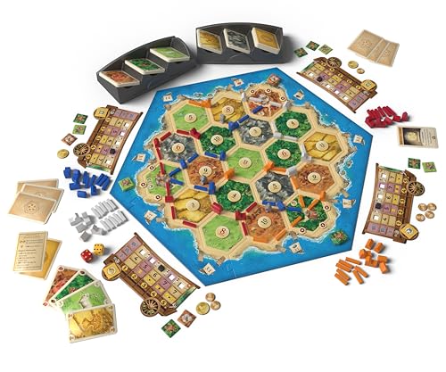 CATAN Traders & Barbarians Board Game Expansion (6th Edition) Explore New Adventures, Strategy Game for Kids & Adults, Ages 12+, 3-4 Players, 90 Minute Playtime, Made by Catan Studio | Explore New Adventures, Strategy Game for Kids & Adults, Ages 12+, 3-4
