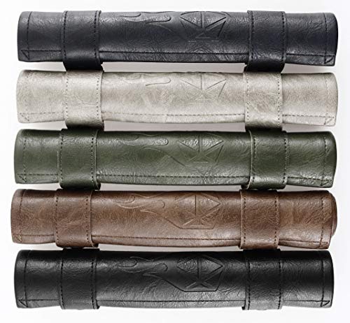Forged Dice Co Scroll Dice Tray and Rolling Mat with Zippered Dice Holder - Storage Pouch Holds up to 14 Metal or Plastic Polyhedral Dice - Compatible with DND and Dungeons & Dragons Game Dice - color: Brown