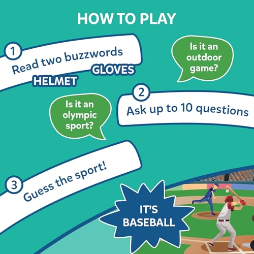 Skillmatics Guess in 10 – Sports, Educational Card & Trivia Game | Perfect for Family Game Night, Screen-Free Travel Toy, Gift for Kids Ages 6, 7, 8, 9 and Up - style: 7. Sports