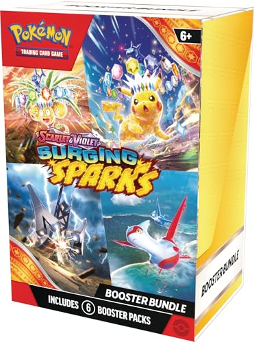 Pokémon TCG: Scarlet & Violet—Surging Sparks Booster Bundle (6 Booster Packs)