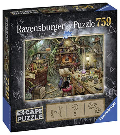 Ravensburger 759-Piece Escape Puzzle - The Witches' Kitchen | Engaging Jigsaw for Kids & Adults | Exciting Escape Room Experience | Ideal for Family Game Nights | FSC-Certified Materials
