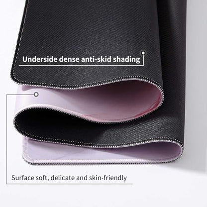 Pink Marble Mouse Pad, Pad para Mouse, Keyboard and Mouse Mat for Desk, DOBAOJIA Large Mouse Mat, Spill-Proof Surface and Anti-Skid Base, XL 27.6” x 11.8” 70 x 30cm - color: Pink Marble1, size: 27.6L x 11.8W inches