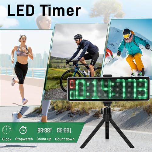 Wireless Laser Timer for Sprints 40 60 Yard Dash Laser Sprint System Track Laser Timer for Stopwatch Lap/Race Clock/Stopwatch/Speed Training/Running/Football LED