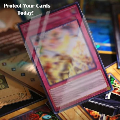 1000ct Clear Card Sleeves Perfect Fit for Yu-Gi-Oh Game Cards 59 mm x 87mm