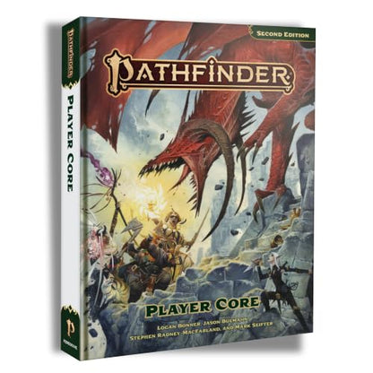 Pathfinder Player Core - Second Edition Remaster Hardcover Rulebook for Tabletop RPG, Complete Character Creation Guide with 8 Classes & Ancestries