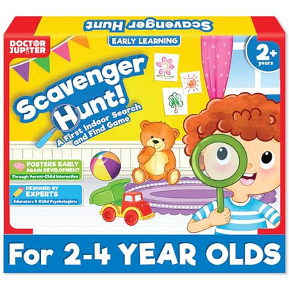 Doctor Jupiter Scavenger Hunt | Toys for Ages 2-4 | Birthday Gift Ideas for 2 Year Old Boys and Girls | Toddler Toys for 2-3-4 Year Old | Learning & Education Toys - style: Scavenger Hunt