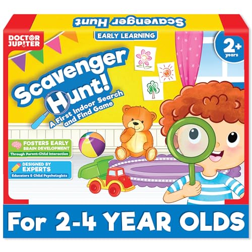 Doctor Jupiter Scavenger Hunt | Toys for Ages 2-4 | Birthday Gift Ideas for 2 Year Old Boys and Girls | Toddler Toys for 2-3-4 Year Old | Learning & Education Toys - style: Scavenger Hunt