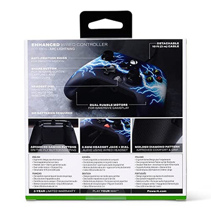 PowerA Enhanced Wired Controller for Xbox Series X|S - Arc Lightning, Officially Licensed for Xbox - color: Arc Lightning