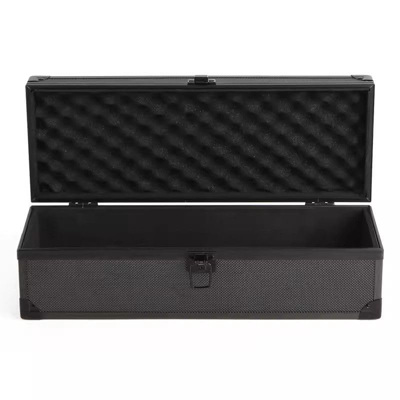 Trading Card Storage Case for Graded Cards, Holds 43 Magnetic Card Holders or Card Slabs, Hard Shell Card Organizer Box with Foam Protection for Sports Cards & Collectible Trading Cards