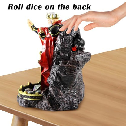 DND Dice Tower God Dice Tower DND Accessories | dnd dice tray for RPG Games Tabletop Games Such Dragons and Dungeons - color: Painting