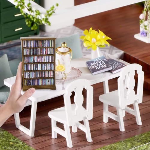 Mini Bookshelf with 180pcs Mini Books Miniature Anxiety Bookshelf Ornament | Tiny Small Bookshelf Dollhouse Decor Shake Away Your Anxiety for Book Lovers Gift Home Room Office - style: Mini Books with Bookshelf