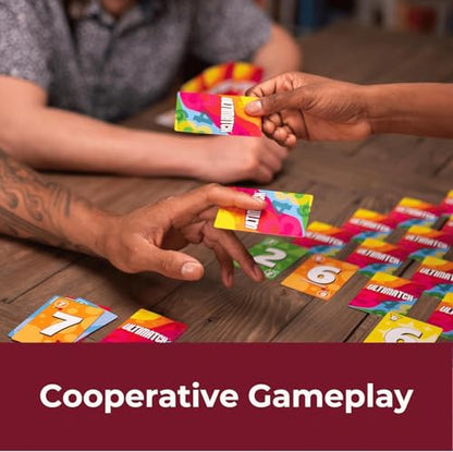 Fireside Games Ultimatch, Cooperative Pyramid Card Game, Award-Winning | Match by Color Number and Math, Ages 10+, 1-5 Players, Family Game Night