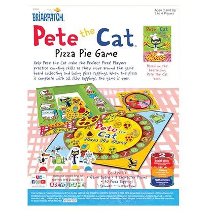 University Games Pete the Cat Pizza Pie Game Green, Ages 3 years and Up