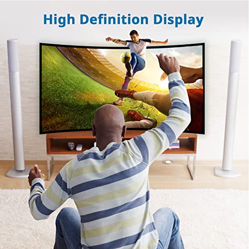 HDMI Splitter Cables Male 1080P to Dual Female 1 to 2 Way HDMI Splitter Adapter Cable for HDTV HD, LED, LCD, TV, Mirror Only Support Two The Same Size TVs at The Same Time 30cm