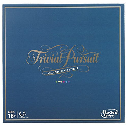 Trivial Pursuit Classic Edition Board Game for Adults and Teens Ages 16 and Up, Trivia Game for 2-6 Players