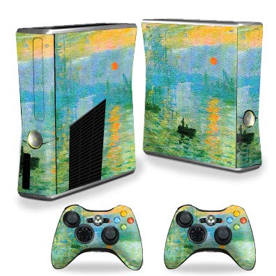 MightySkins Skin Compatible with Xbox 360 S Console - Impression Sunrise | Protective, Durable, and Unique Vinyl Decal wrap Cover | Easy to Apply, Remove, and Change Styles | Made in The USA - color: Impression Sunrise