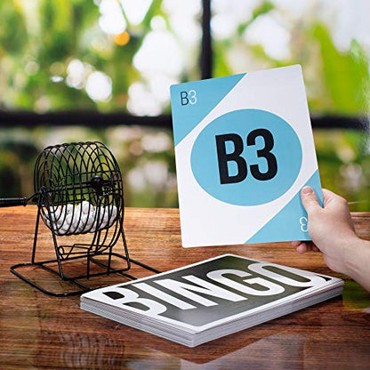 Royal Bingo Giant Calling Cards - Pack of 75 - High Visibility, 8.25" x 11.75" per Card-Replacement for Raffle and Balls - style: Giant - 75 Cards