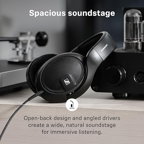 Sennheiser HD 560S Open-Back Over-Ear Wired Headphones, Black - size: (Pack of 1), style: HD 560S