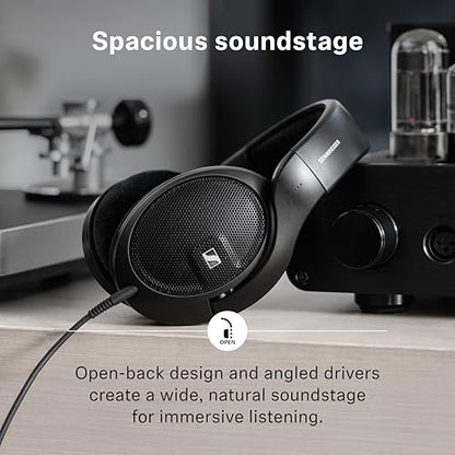 Sennheiser HD 560S Open-Back Over-Ear Wired Headphones, Black - size: (Pack of 1), style: HD 560S