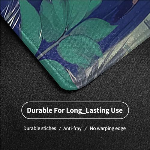 MTG Playmat Stitched Edges, MTG Mats for MTG DTCG CCG RPG Trading Card 24 x 14 inches TCG Playmats Smooth Rubber Surface Battle Game - color: Black Knight