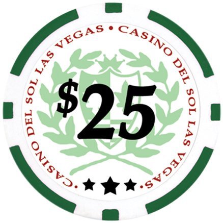 DA VINCI Professional Set of 500 11.5 Gram Casino Del Sol Poker Chips with Denominations, 2 Decks of Plastic Playing Cards, 2 Cut Cards & 3 Dealer Buttons (Silver Aluminum Frame Case)
