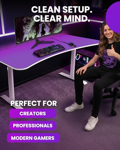 Arozzi Arena Gaming Desk Pad D006 | Full Desk Mouse Pad, Washable Desk Mat, Anti-Slip Rubber Base, Water-Resistant Surface - color: D006