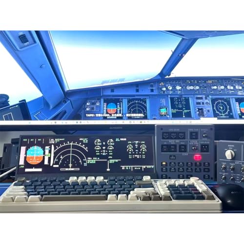 EnuoChbuild Flight Simulator Panel COCKPI Landing Gear Indicator Integrated Panel Compatible with Games on the Windows Platform - Supports Major Airplane Models