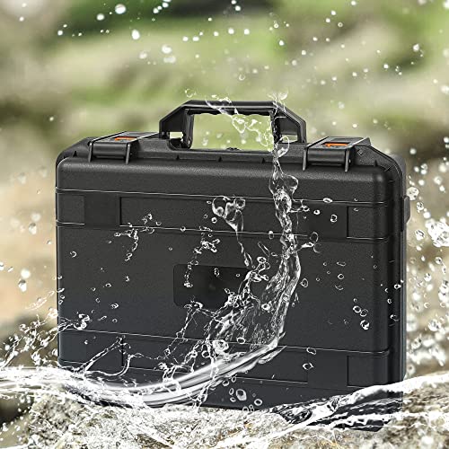 Miniature Storage Figure Hard Shell Case, 80-108 Slots DND Minis Carry | Figurine Hard Case Compatible with D&D DND Minis and More, with 3 Customizable Foam Layer, Water-resistant - style: 80-108 Slots