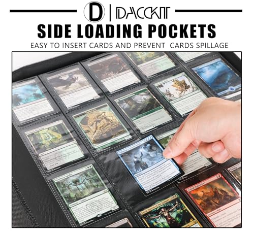 Premium 2000 Pocket Card Binder - 20 Pocket Trading Card Binder with Sleeves Fits 2000 Cards, Ringless Card Album for TCG - Model A，Sky Blue - color: 20P - Sky Blue