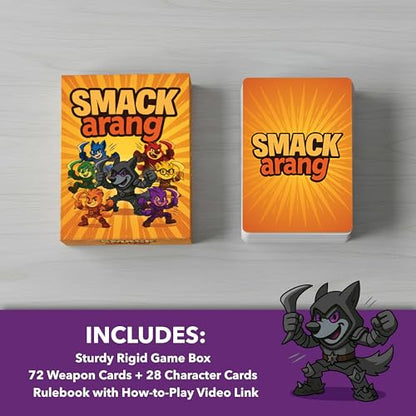 SMACKarang Card Game – Fast-Paced Family & Party Game for Kids 8+, Teens & Adults – 3–6 Players – Color-Matching Action with Unique Character Powers – 15+ Minute Rounds