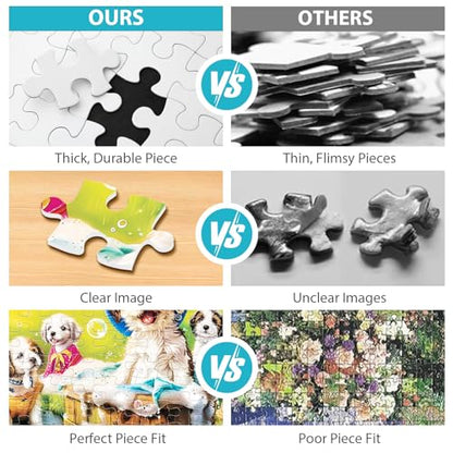 100 Piece Puzzles for Kids Ages 4-6 6-8 8-10 Year Old - Puppies and Bubbles, 100 Pieces Jigsaw Puzzles for Kids, Children Learning Educational Toys Gift for Boys and Girls - size: Dogs Puzzles