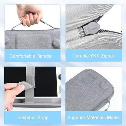 RLSOCO Carrying Case for ASUS ROG Xbox Ally/ROG Xbox Ally X 7" FHD Gaming Handheld Console - Grey (Case Only) - color: ROG XBOX Ally Case Grey