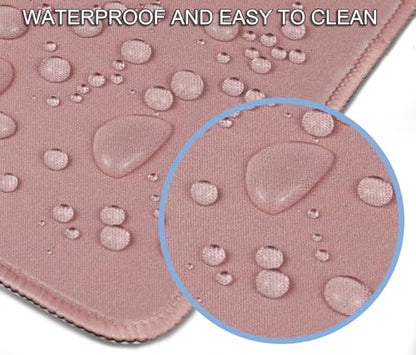 Large Mouse Pad, XXL Extended Computer Keyboard Mouse Mat with Stitched Edges, 31.5" x 15.7" Non-Slip Waterproof Rubber Base Office Big Long Gaming Mousepad for Work, Game, Office, Home, Pink - color: Pink