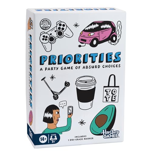 Priorities Game | A Party Game of Absurd Choices | Hilarious Card Games for Adults and Teens | Ages 14+ | 2+ Players | 30 Mins.