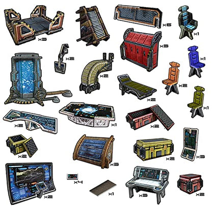 Battle Systems Sci-fi Terrain Galactic Core Set - style: Galactic Core Set