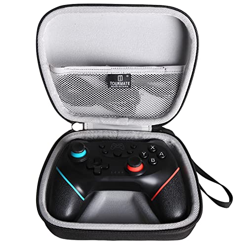 Tourmate Hard Controller Case Compatible for Switch Wireless Pro Controller, Travel Protective Carrying Storage Bag - color: Black